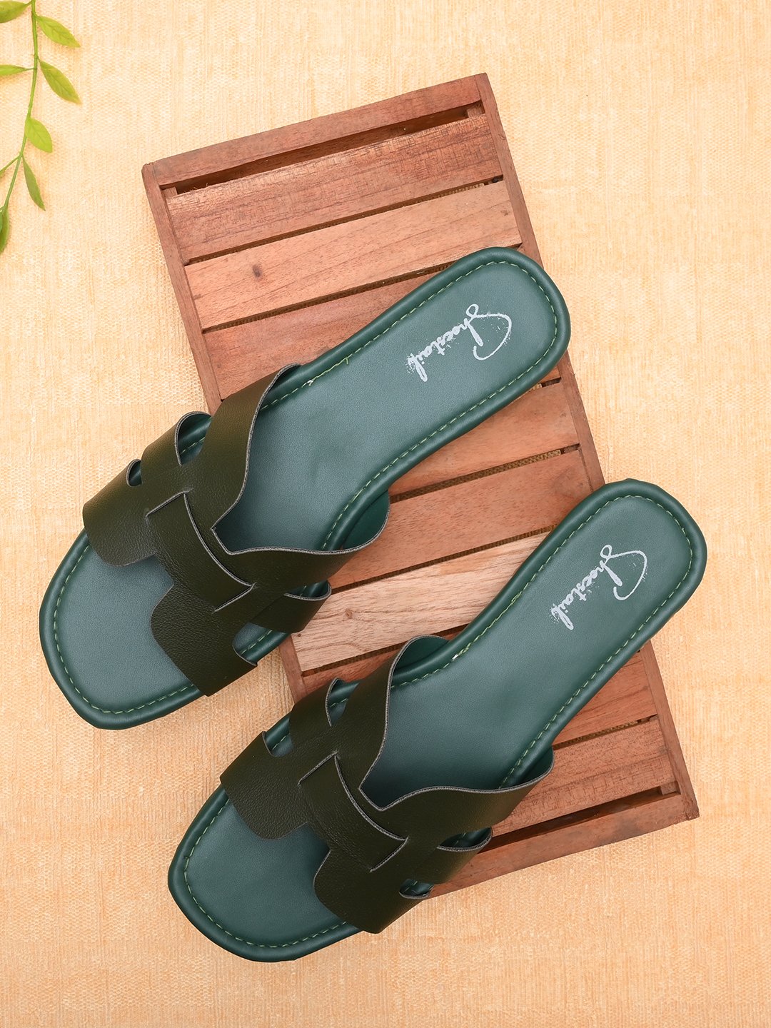 Shoestail Women’s Interwoven Strap Flat Sandals